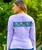Natalia Nature Walk - Lavender Dyed Long Sleeve Crewneck T-Shirt