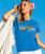 Humu Tribal - Blue Hawaii Dyed Short Sleeve Crewneck T-Shirt