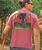 Discovery Channel Asian Elephant - Paradise Red Dyed Short Sleeve Crewneck T-Shirt