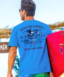 Built On Liberty - Blue Hawaii Dyed Short Sleeve Crewneck T-Shirt