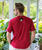 B. Kliban Astronaut Cat - Garnet Short Sleeve Crewneck T-Shirt