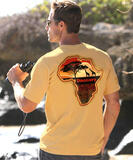 Discovery Channel Africa Giraffes - Beer Dyed Short Sleeve Crewneck T-Shirt