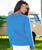 Tropical Pua Band - Blue Hawaii Dyed Long Sleeve Crewneck T-Shirt