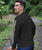 Tribal Mano Surf - Jet Black Long Sleeve Pima T-Shirt