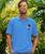 Summer Shade - Blue Hawaii Dyed Short Sleeve Pique' Polo Shirt