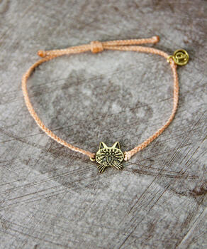 B. Kliban Cat Face Blush - Bracelet