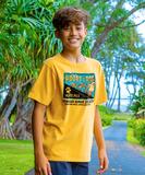 Hawaiian Humane Society Skate Pals - Pineapple Dyed Short Sleeve Crewneck T-Shirt
