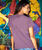 Hawaiian Quilts - Red Wine Dyed Short Sleeve Crewneck T-Shirt