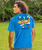 Hawaiian Humane Society Sky Dive - Blue Hawaii Dyed Short Sleeve Crewneck T-Shirt