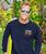 Fall Mountain - Navy Long Sleeve Crewneck T-Shirt