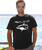 Wyland&amp;reg; Great White Brushed - Jet Black Short Sleeve Pima T-Shirt