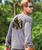 Native Kokopelli - Crater Dyed&reg; Long Sleeve Crewneck T-Shirt