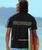 Tribal Hydro Stripe - Black Short Sleeve Crewneck T-Shirt