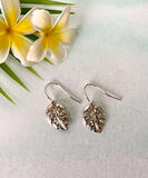 Wyland&reg; Mini Monstera Leaf Dangling - Earrings