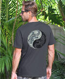 Yinyang Gecko - Smoke Short Sleeve Pima T-Shirt