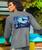 Dive Silhouette - Crater Dyed® Long Sleeve Crewneck T-Shirt