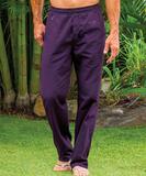 Blackberry Dyed Twill Pants