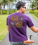 Mano Hawaii - Blackberry Dyed Short Sleeve Crewneck T-Shirt