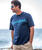 Wyland&reg; Sea Turtle Band - Navy Short Sleeve Crewneck T-Shirt