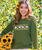 Floral Mist - Olive Dyed Long Sleeve Crewneck T-Shirt