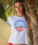 American Traditions - White Short Sleeve Crewneck T-Shirt