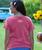 Tropical Three - Paradise Red Dyed Short Sleeve Scoop Neck T-Shirt