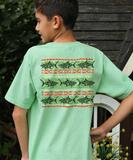 Veke Mano School - Key Lime Dyed Short Sleeve Crewneck T-Shirt