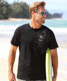 Mano Dive Aumakua - Jet Black Short Sleeve Pima T-Shirt