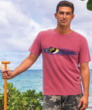 Chief Of Da Reef - Paradise Red Dyed Short Sleeve Crewneck T-Shirt