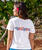 Kanani Paradise - White Short Sleeve Scoop Neck T-Shirt