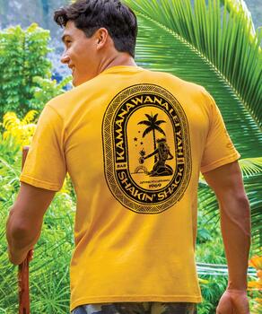 Shakin' Shack Bar - Pineapple Dyed Short Sleeve Crewneck T-Shirt