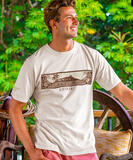 Retro Surf Band - Coconut Dyed Short Sleeve Crewneck T-Shirt