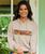Tropic Florals Band - Kona Coffee Dyed Long Sleeve Lightweight Pullover