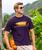 Tropical Blackberry Band - Blackberry Dyed Short Sleeve Crewneck T-Shirt