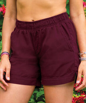 Pomegranate Dyed Shoreline Twill Shorts