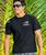 Punaluu Black Sand Beach - Black Short Sleeve Crewneck T-Shirt