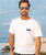Deco Whale Tail - White Short Sleeve Crewneck T-Shirt