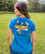 Hawaiian Humane Society Sky Dive - Blue Hawaii Dyed Short Sleeve Crewneck T-Shirt