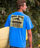 Kona Jack's Rules - Blue Hawaii Dyed Short Sleeve Crewneck T-Shirt