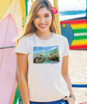 Clark Little Friends - Coconut Dyed Short Sleeve Crewneck T-Shirt