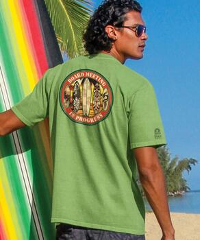 Vintage Board Meeting - Kiwi Dyed Short Sleeve Crewneck T-Shirt