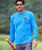 Ehukai Manta - Blue Hawaii Dyed Long Sleeve Crewneck T-Shirt