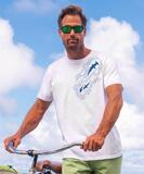 The Chase - White Short Sleeve Pima T-Shirt
