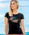 Clark Little Pink Flash - Jet Black Short Sleeve Pima T-Shirt