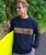 Ekomo Mai Band - Navy Long Sleeve Crewneck T-Shirt