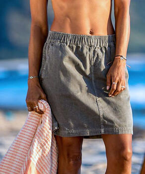 Crater Dyed&reg; Seaside Twill Skirt
