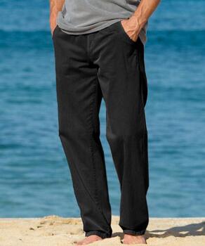Black Twill Pants