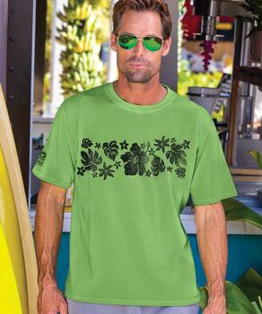 Bit Of Love - Kiwi Dyed Short Sleeve Crewneck T-Shirt