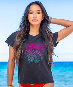 MS The Vines - Black Short Sleeve Crewneck T-Shirt