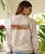 Tropic Florals Band - Kona Coffee Dyed Long Sleeve Lightweight Pullover